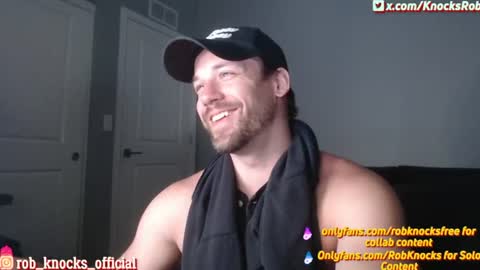 Snapshot of robknocks chatting on June 24, 2:10 am Rob Knocks online show from June 24, 2:10 am