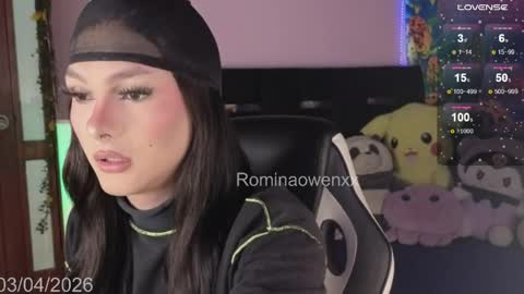 ROMINA OWEN online show from April 3, 6:33 am