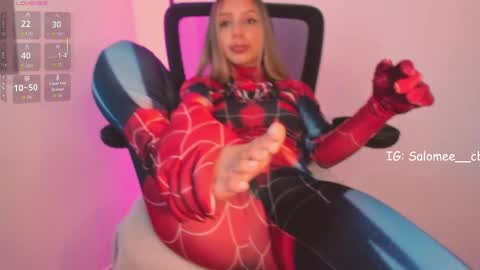 Snapshot of salomee__evans chatting on April 21, 4:23 pm Salome online show from April 21, 4:23 pm