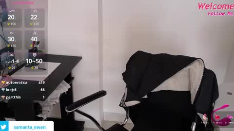 Snapshot of samanta_owen chatting on December 4, 3:10 pm SAMANTA OWEN online show from December 4, 3:10 pm