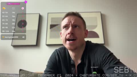 Sebastian online show from December 27, 7:35 pm