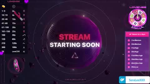 SeraLeeXXX online show from March 3, 6:25 pm