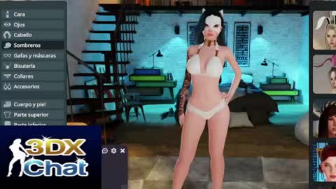 Snapshot of sexy3dchat chatting on April 18, 8:29 am Mistress Cami online show from April 18, 8:29 am