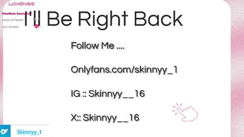 Skinnyy   online show from April 11, 5:34 am