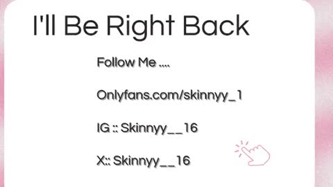 Snapshot of skinnyy__016__ chatting on July 9, 8:40 am Skinnyy online show from July 9, 8:40 am