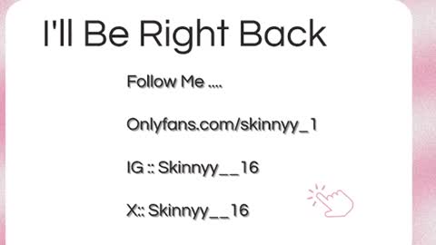 Snapshot of skinnyy__016__ chatting on July 12, 7:54 am Skinnyy online show from July 12, 7:54 am