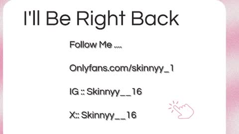 Snapshot of skinnyy__016__ chatting on July 14, 5:56 am Skinnyy online show from July 14, 5:56 am