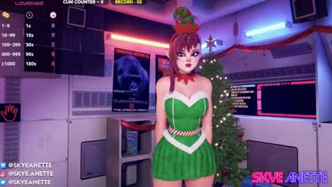 Snapshot of skyeanette chatting on December 6, 2:13 am SkyeAnette online show from December 6, 2:13 am