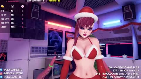 Snapshot of skyeanette chatting on December 20, 2:19 am SkyeAnette online show from December 20, 2:19 am