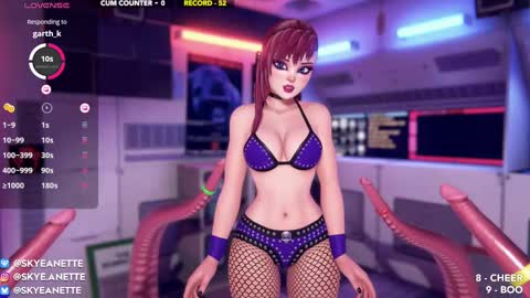 Snapshot of skyeanette chatting on February 2, 2:06 am SkyeAnette online show from February 2, 2:06 am