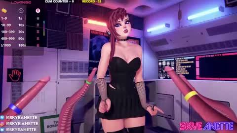 Snapshot of skyeanette chatting on February 24, 2:08 am SkyeAnette online show from February 24, 2:08 am