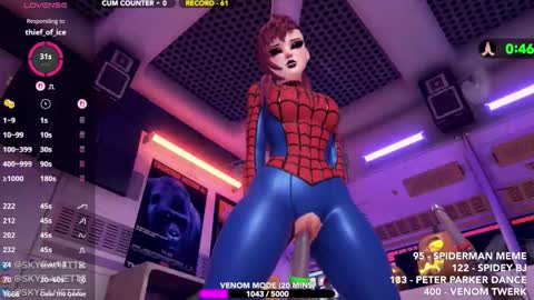 Snapshot of skyeanette chatting on November 2, 1:41 am SkyeAnette online show from November 2, 1:41 am