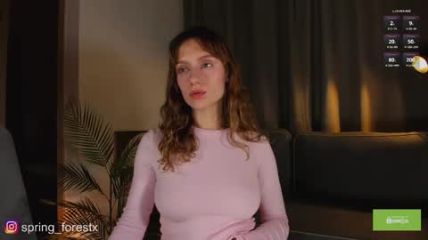 Snapshot of spring_forestx chatting on October 31, 4:19 pm Lilly online Monday - Friday ask time in pm online show from October 31, 4:19 pm