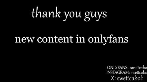 swettcabol online show from April 16, 9:39 pm