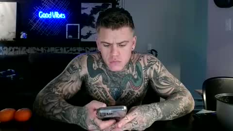 Snapshot of tatteddaddy9000 chatting on February 3, 6:57 pm D-Man online show from February 3, 6:57 pm