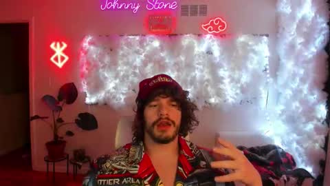 Snapshot of thejohnnystone chatting on March 22, 12:36 am Johnny Stone online show from March 22, 12:36 am