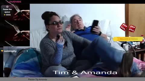 Snapshot of timamanda chatting on February 4, 5:19 pm Tim Amanda online show from February 4, 5:19 pm