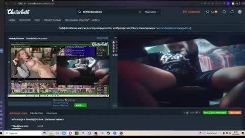 Snapshot of tomekpl30show chatting on May 30, 6:05 pm Tomek online show from May 30, 6:05 pm