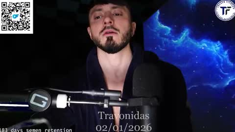Snapshot of travonidas chatting on February 1, 5:50 am Greek God online show from February 1, 5:50 am