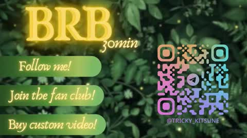 trickykitsune online show from January 19, 1:04 pm