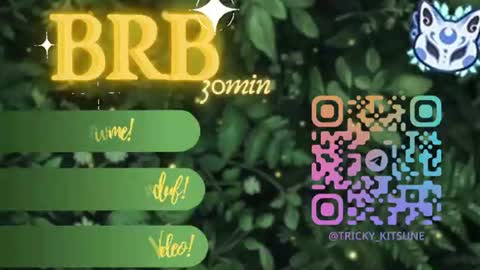 Snapshot of trickykitsune chatting on July 16, 4:02 pm trickykitsune online show from July 16, 4:02 pm