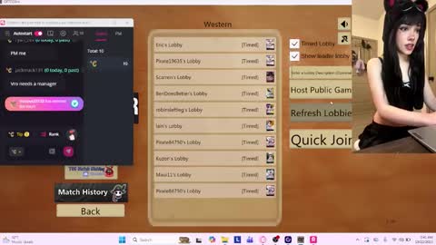 Snapshot of v1rtualsuccubi chatting on October 22, 7:41 am Rosy online show from October 22, 7:41 am
