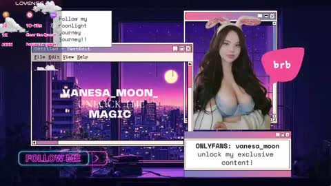 Snapshot of vanesa_moon_ chatting on June 15, 10:56 pm vanesa_moon_ online show from June 15, 10:56 pm