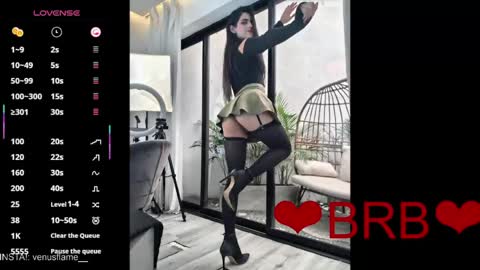 Snapshot of venus_flame chatting on May 8, 11:26 am VENUS online show from May 8, 11:26 am