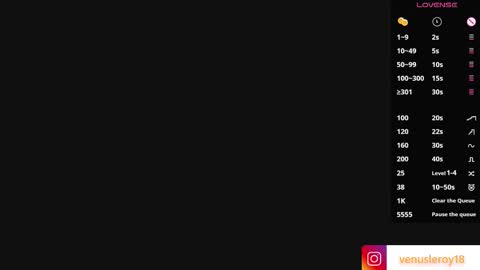 Snapshot of venus_leroy chatting on March 12, 1:47 am Venus online show from March 12, 1:47 am