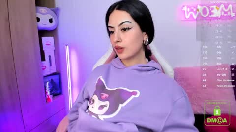 Snapshot of violet_catt chatting on February 27, 8:31 pm Violeta  online show from February 27, 8:31 pm