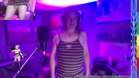 Snapshot of violetteminx chatting on July 17, 3:35 am Violette online show from July 17, 3:35 am