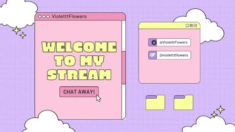 Snapshot of violetttflowers chatting on March 21, 5:05 pm Violet Flowers online show from March 21, 5:05 pm