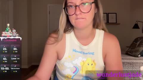 Snapshot of wanderlustjade chatting on December 16, 3:11 pm Jade  Adonis online show from December 16, 3:11 pm