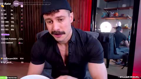 William Miguel online show from March 10, 7:30 pm