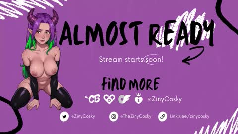 Snapshot of ziny_cosky chatting on October 13, 2:44 am Ziny Cosky online show from October 13, 2:44 am