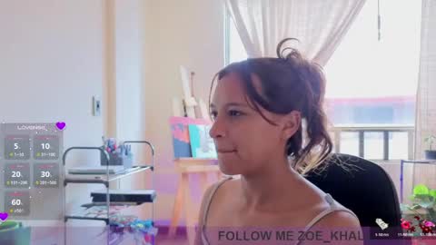 Snapshot of zoe_khall chatting on April 23, 5:15 pm ZOE online show from April 23, 5:15 pm
