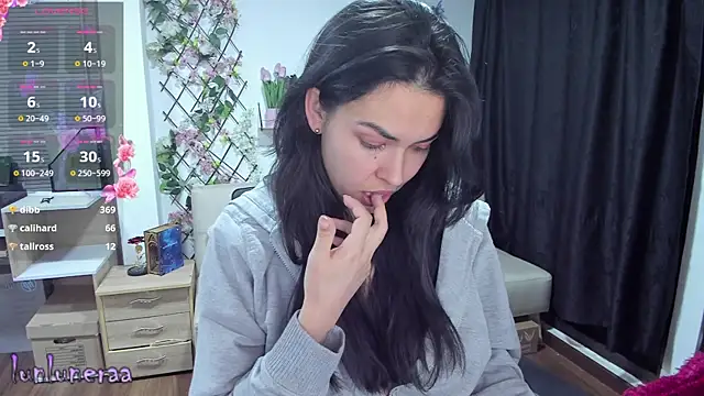 Snapshot of Lunlunera chatting on February 5, 8:43 am Lunlunera online show from February 5, 8:43 am