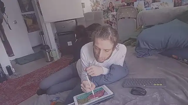 Snapshot of DownstairsSky chatting on February 23, 4:46 pm DownstairsSky online show from February 23, 4:46 pm