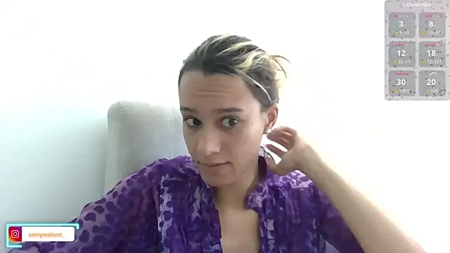 SamanthaWatson online show from October 15, 7:14 pm
