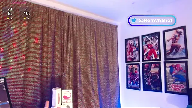 Snapshot of Romynahotx chatting on May 31, 9:16 am Romynahotx online show from May 31, 9:16 am
