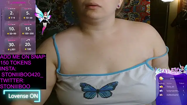 Snapshot of Stoniiiboo chatting on February 7, 3:41 pm Stoniiiboo online show from February 7, 3:41 pm