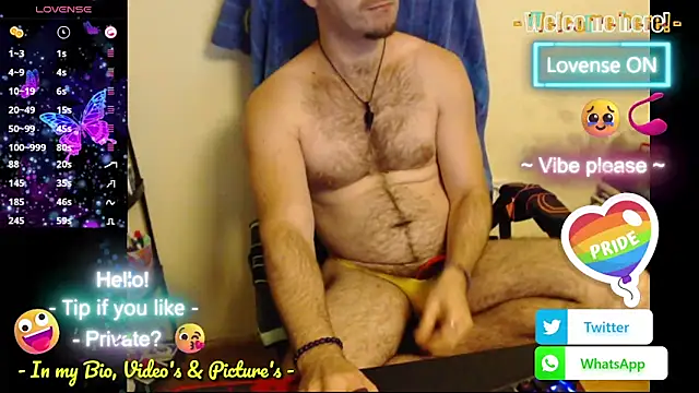RealManHaveHairy online show from October 14, 4:08 pm