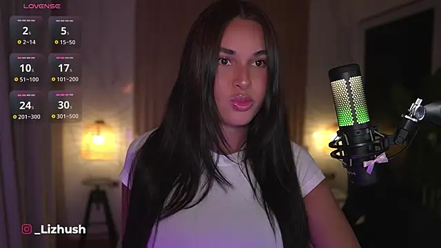 Snapshot of Lizhush_ chatting on January 5, 5:20 pm Lizhush online show from January 5, 5:20 pm