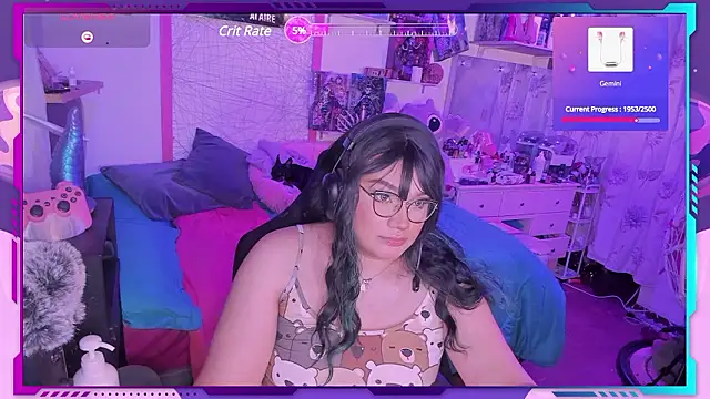 Snapshot of MegariaB chatting on December 3, 4:03 am MegariaB online show from December 3, 4:03 am