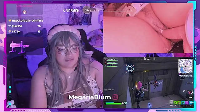 Snapshot of MegariaB chatting on December 22, 7:33 am MegariaB online show from December 22, 7:33 am