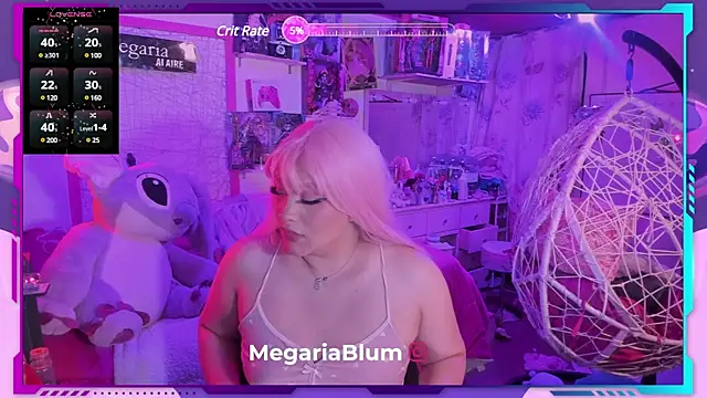 Snapshot of MegariaB chatting on February 28, 4:32 am MegariaB online show from February 28, 4:32 am