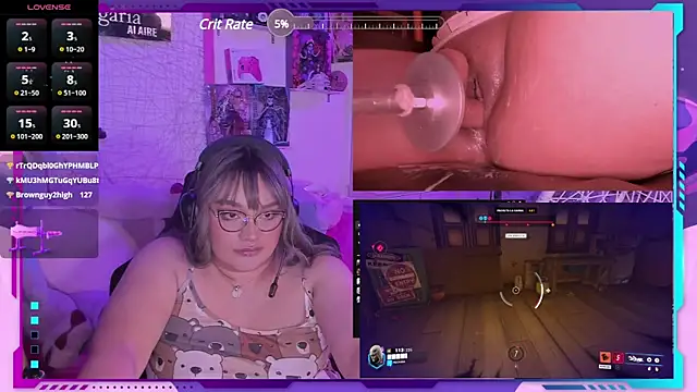 Snapshot of MegariaB chatting on March 1, 8:23 am MegariaB online show from March 1, 8:23 am