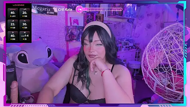 Snapshot of MegariaB chatting on March 2, 4:50 am MegariaB online show from March 2, 4:50 am