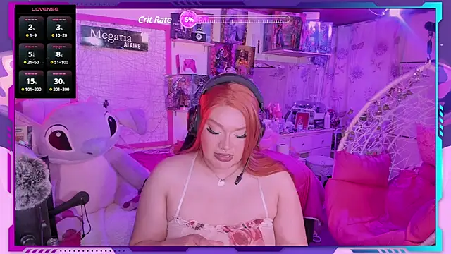 Snapshot of MegariaB chatting on March 9, 4:38 am MegariaB online show from March 9, 4:38 am