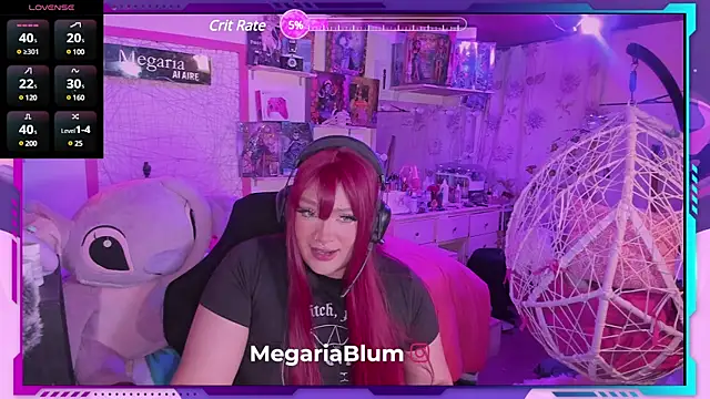 Snapshot of MegariaB chatting on March 17, 4:40 am MegariaB online show from March 17, 4:40 am